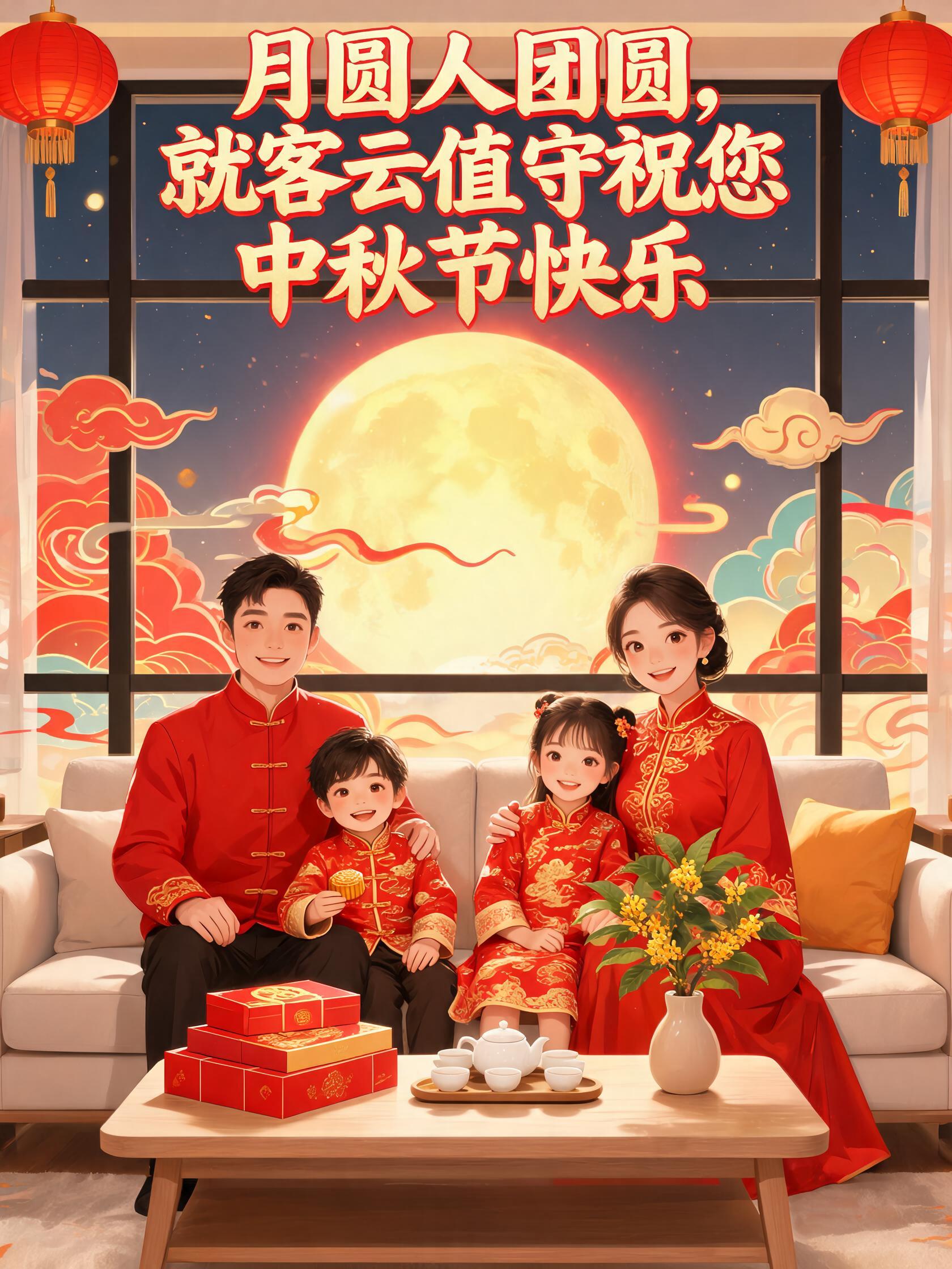 月满中秋 共赏佳节
